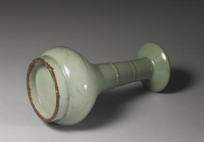 图片[3]-Flat rimmed vase with linear decoration in celadon glaze, Longquan ware, Southern Song dynasty, 13th century-China Archive